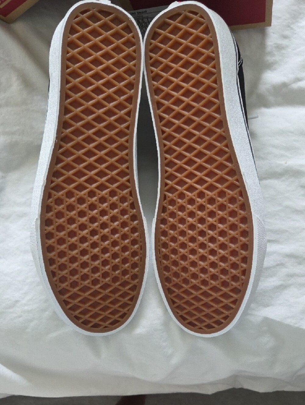 NWT Vans Black & White Sneakers - Picture 4 of 6